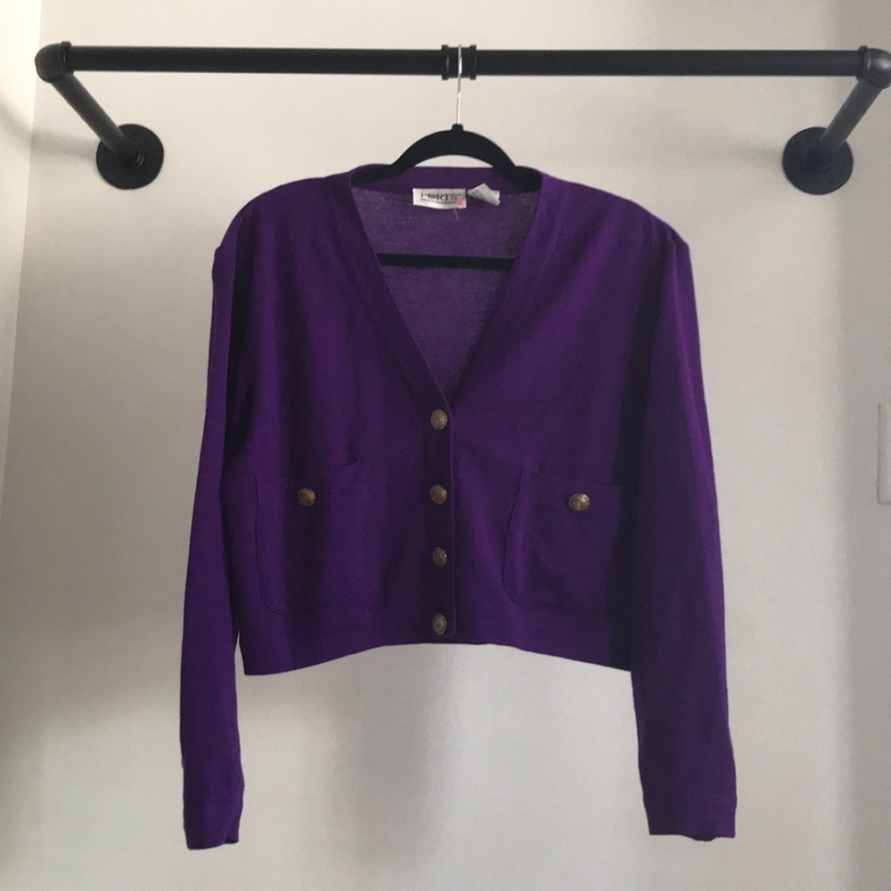 PORTS INTERNATIONAL Vinatage Wool Cardigan